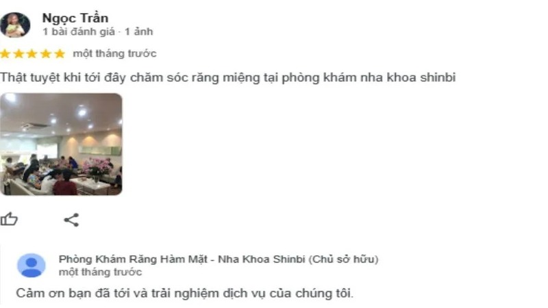 Phản hồi từ khách hàng