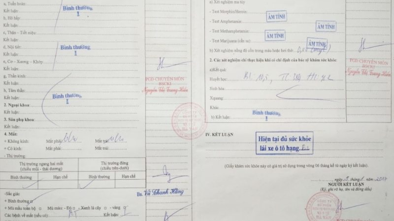 Giấy khám sức khỏe theo thông tư 14 là gì?