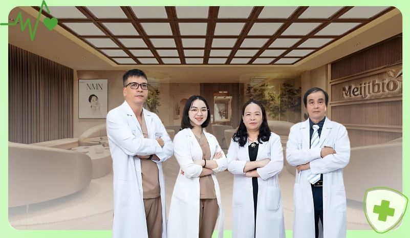 Các bác sĩ tại phòng khám Meijibio Việt Nam giàu kinh nghiệm