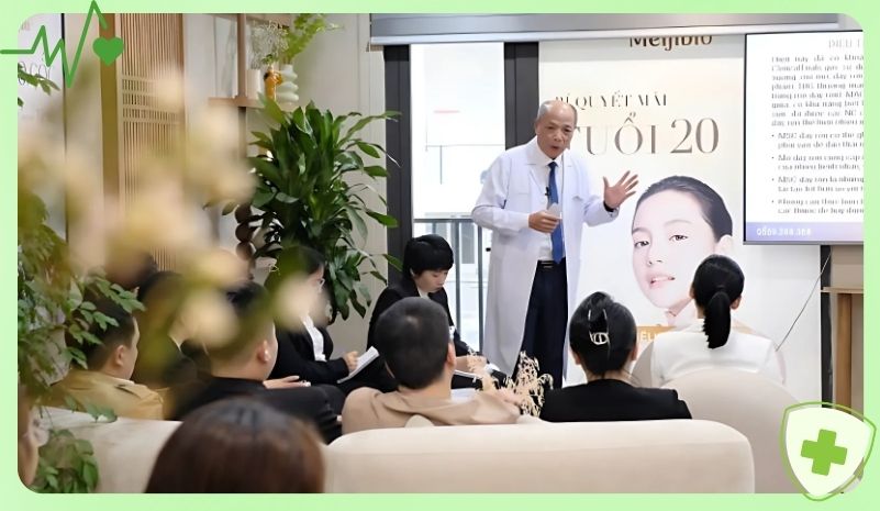 Các bác sĩ tại Meijibio Clinic vô cùng tận tâm với khách hàng Các bác sĩ tại Meijibio Clinic vô cùng tận tâm với khách hàng